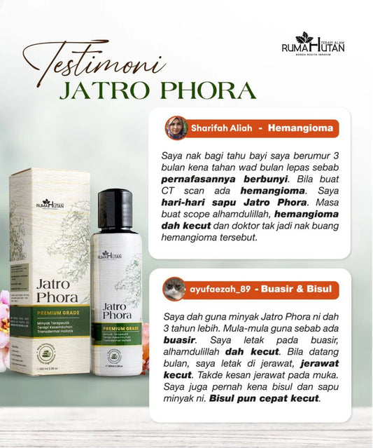 Minyak Jatro Phora | Rumah Hutan
